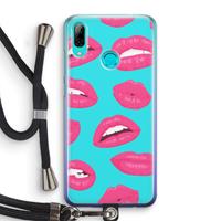 CaseCompany Bite my lip: Huawei P Smart (2019) Transparant Hoesje met koord