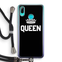 CaseCompany Queen zwart: Huawei P Smart (2019) Transparant Hoesje met koord
