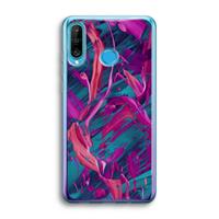 CaseCompany Pink Clouds: Huawei P30 Lite Transparant Hoesje
