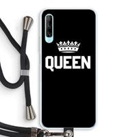 CaseCompany Queen zwart: Huawei P Smart Pro Transparant Hoesje met koord