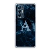 CaseCompany Midnight Marble: Oppo Find X3 Neo Transparant Hoesje