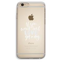 CaseCompany Partner in crime: iPhone 6 Plus / 6S Plus Transparant Hoesje