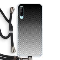 CaseCompany Musketon Halftone: Huawei P Smart Pro Transparant Hoesje met koord