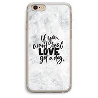 CaseCompany Partner in crime: iPhone 6 Plus / 6S Plus Transparant Hoesje