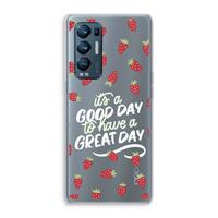 CaseCompany Don't forget to have a great day: Oppo Find X3 Neo Transparant Hoesje