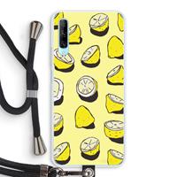 CaseCompany When Life Gives You Lemons...: Huawei P Smart Pro Transparant Hoesje met koord