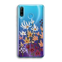 CaseCompany Painted wildflowers: Huawei P30 Lite Transparant Hoesje
