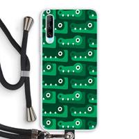 CaseCompany Crocs: Huawei P Smart Pro Transparant Hoesje met koord