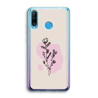 CaseCompany Roses are red: Huawei P30 Lite Transparant Hoesje