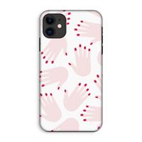 CaseCompany Hands pink: iPhone 11 Tough Case