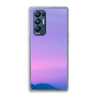 CaseCompany Sunset pastel: Oppo Find X3 Neo Transparant Hoesje