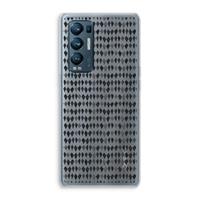 CaseCompany Crazy shapes: Oppo Find X3 Neo Transparant Hoesje