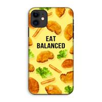 CaseCompany Eat Balanced: iPhone 11 Tough Case