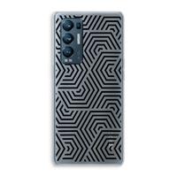 CaseCompany Magic pattern: Oppo Find X3 Neo Transparant Hoesje