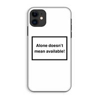 CaseCompany Alone: iPhone 11 Tough Case