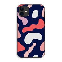 CaseCompany Memphis Shapes Pink: iPhone 11 Tough Case