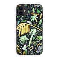 CaseCompany Tropical Palms Dark: iPhone 11 Tough Case