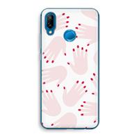 CaseCompany Hands pink: Huawei P20 Lite Transparant Hoesje