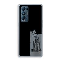 CaseCompany Musketon Painter: Oppo Find X3 Neo Transparant Hoesje