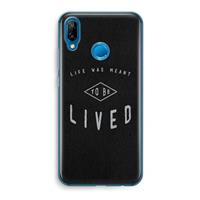 CaseCompany To be lived: Huawei P20 Lite Transparant Hoesje