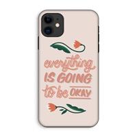 CaseCompany Optimistic flower girl: iPhone 11 Tough Case