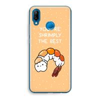 CaseCompany You're Shrimply The Best: Huawei P20 Lite Transparant Hoesje