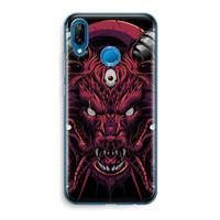 CaseCompany Hell Hound and Serpents: Huawei P20 Lite Transparant Hoesje
