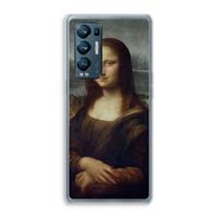 CaseCompany Mona Lisa: Oppo Find X3 Neo Transparant Hoesje