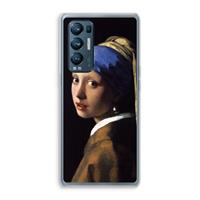 CaseCompany The Pearl Earring: Oppo Find X3 Neo Transparant Hoesje