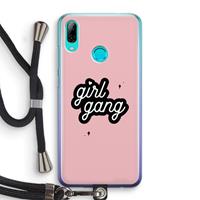 CaseCompany Girl Gang: Huawei P Smart (2019) Transparant Hoesje met koord