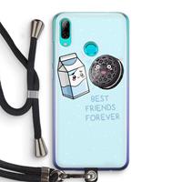 CaseCompany Best Friend Forever: Huawei P Smart (2019) Transparant Hoesje met koord