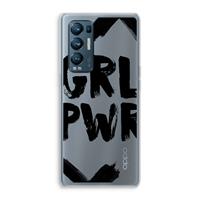 CaseCompany Girl Power #2: Oppo Find X3 Neo Transparant Hoesje