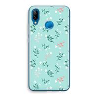 CaseCompany Small white flowers: Huawei P20 Lite Transparant Hoesje