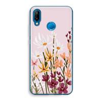 CaseCompany Painted wildflowers: Huawei P20 Lite Transparant Hoesje