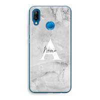 CaseCompany Ivory Marble: Huawei P20 Lite Transparant Hoesje