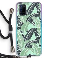 CaseCompany This Sh*t Is Bananas: Oppo A92 Transparant Hoesje met koord