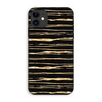 CaseCompany Gouden strepen: iPhone 11 Tough Case