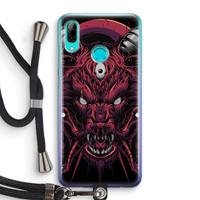 CaseCompany Hell Hound and Serpents: Huawei P Smart (2019) Transparant Hoesje met koord