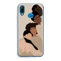 CaseCompany Sweet creatures: Huawei P20 Lite Transparant Hoesje