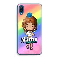 CaseCompany Chibi Maker vrouw: Huawei P20 Lite Transparant Hoesje