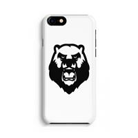 CaseCompany Angry Bear (white): Volledig Geprint iPhone 7 Hoesje