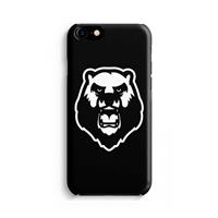 CaseCompany Angry Bear (black): Volledig Geprint iPhone 7 Hoesje