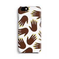 CaseCompany Hands dark: Volledig Geprint iPhone 7 Hoesje