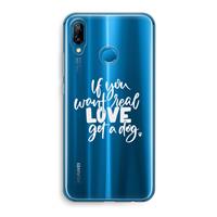 CaseCompany Partner in crime: Huawei P20 Lite Transparant Hoesje