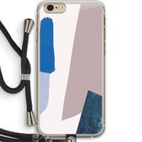CaseCompany Lapis: iPhone 6 PLUS / 6S PLUS Transparant Hoesje met koord