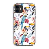 CaseCompany Bloemen tukan: iPhone 11 Tough Case