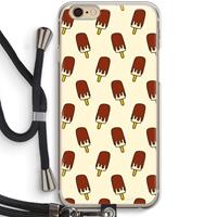 CaseCompany Yummy: iPhone 6 / 6S Transparant Hoesje met koord