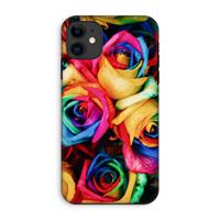 CaseCompany Neon bloemen: iPhone 11 Tough Case