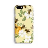 CaseCompany No flowers without bees: Volledig Geprint iPhone 7 Hoesje