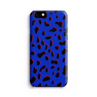 CaseCompany Blue Leopard: Volledig Geprint iPhone 7 Hoesje